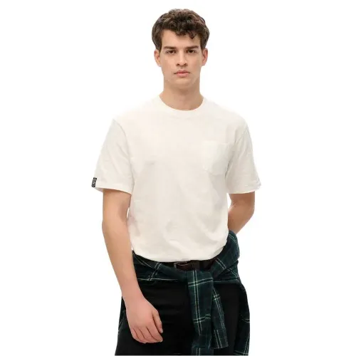 슈퍼드라이 Merchant Pocket 반팔 티셔츠 142222082