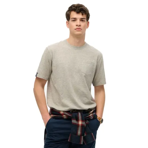 슈퍼드라이 Merchant Pocket 반팔 티셔츠 142222083