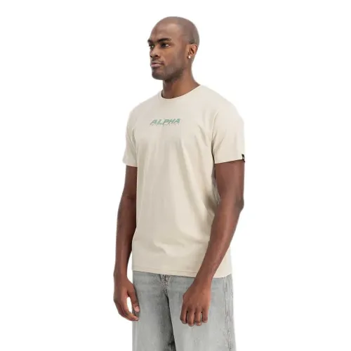알파 인더스트리 Back Print Rubber 반팔 티셔츠 142272367