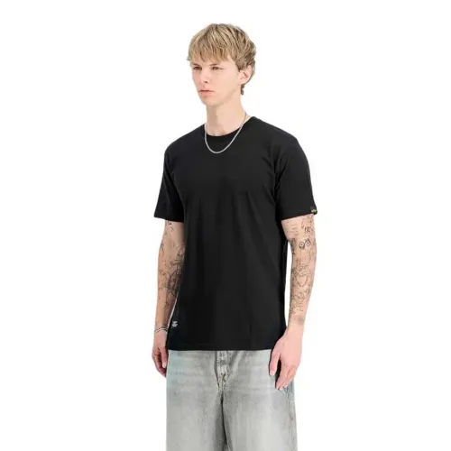 알파 인더스트리 Label Back Print 반팔 티셔츠 142272455