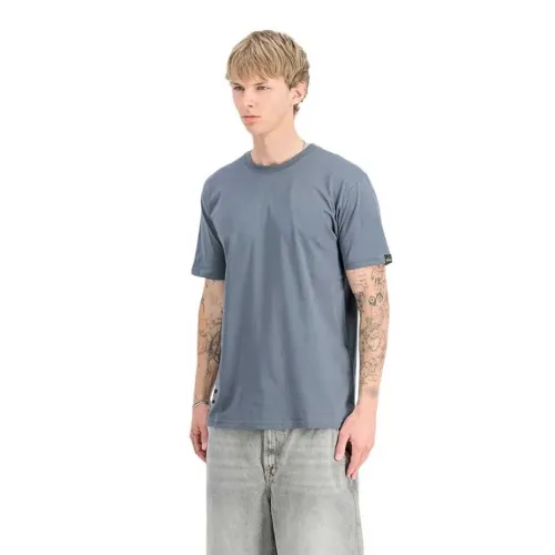 알파 인더스트리 Label Back Print 반팔 티셔츠 142272457