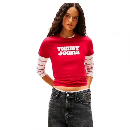 타미힐피거 에센셜 Logo 2 Regular Fit 반팔 티셔츠 142276985