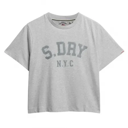 슈퍼드라이 Athletic 에센셜 Loose Fit 반팔 티셔츠 142283389