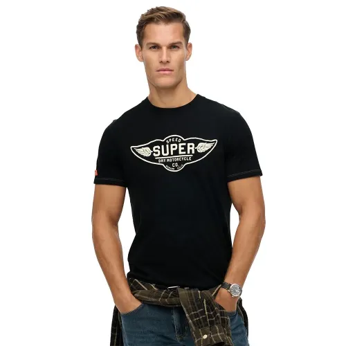 슈퍼드라이 Auto Logo Relaxed Fit 반팔 티셔츠 142283407