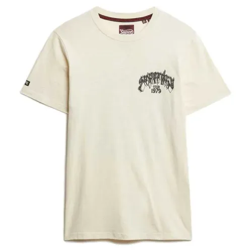 슈퍼드라이 Biker Rock Relaxed Fit 반팔 티셔츠 142283408