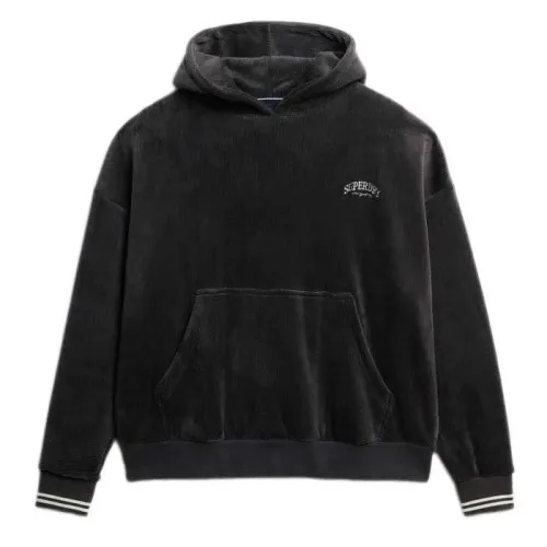 슈퍼드라이 Country Club Velour Loose Fit 후드티 142283485