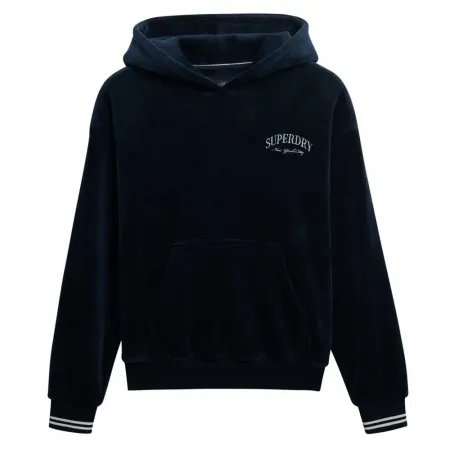 슈퍼드라이 컨트리 Club Velour Loose Fit 후드티 142283487