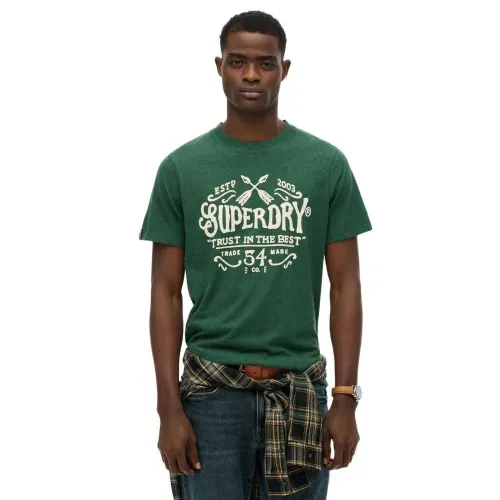 슈퍼드라이 Outdoor Flock Relaxed Fit 반팔 티셔츠 142283777