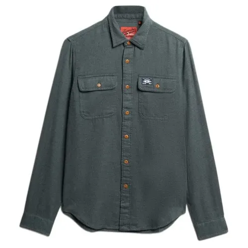 슈퍼드라이 Flannel Workwear 긴팔 셔츠 142285108