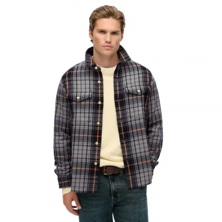 슈퍼드라이 Merchant Heavy 긴팔 셔츠 142285117