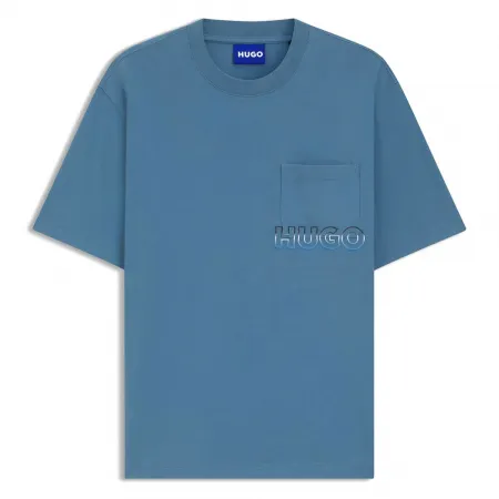 휴고 보스 Nogoste 10272987 BLUE 반팔 티셔츠 142366455