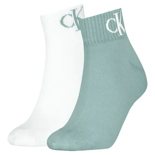 캘빈클라인 701228813 Quarter 짧은 양말 2 켤레 142368590