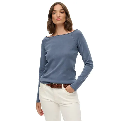 슈퍼드라이 Bardot 긴팔 티셔츠 142369294