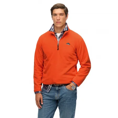 슈퍼드라이 Polar 플리스 하프 지퍼 스웨터 142369519