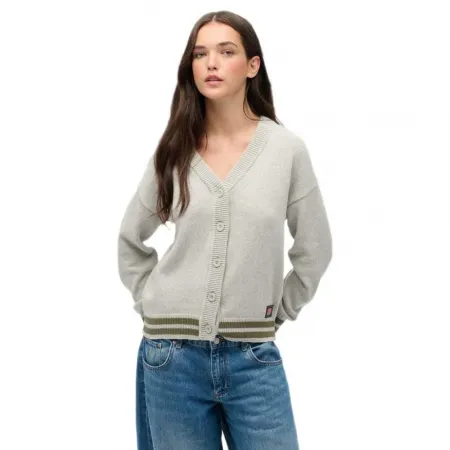 슈퍼드라이 Slouchy Knitted 카디건 142369569