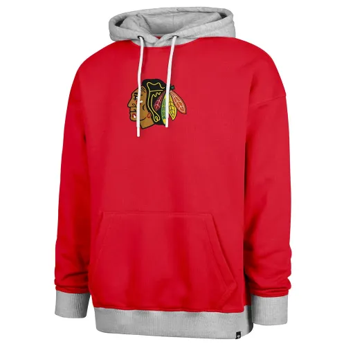 47 NHL Chicago Blackhawks Patch Drop Shoulder 후드티 142372038