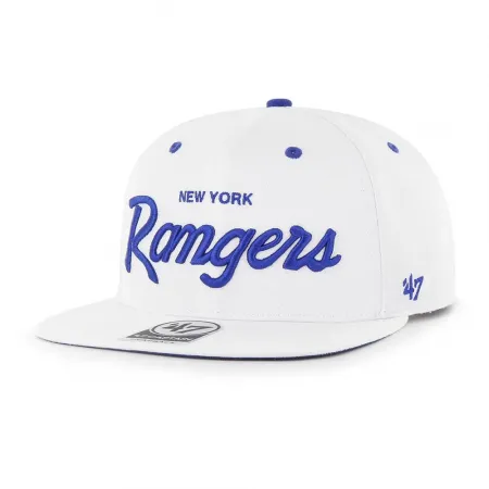 47 NHL New York Rangers Crosstown Pop Captain 모자 142372250