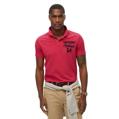 슈퍼드라이 Applique Classic Fit 반팔 폴로 셔츠 142380725