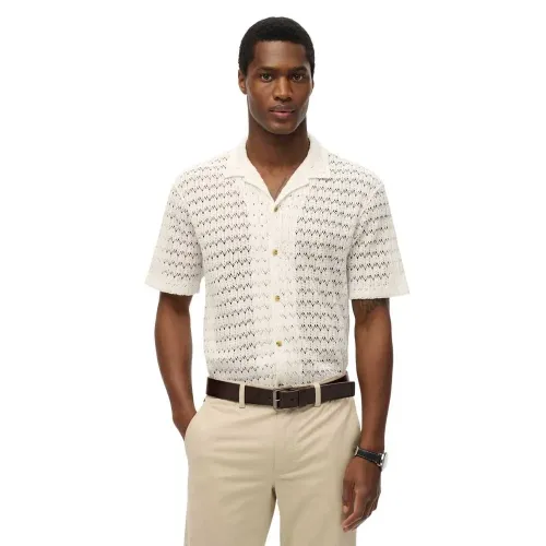 슈퍼드라이 Knitted Texture 반팔 티셔츠 142380874