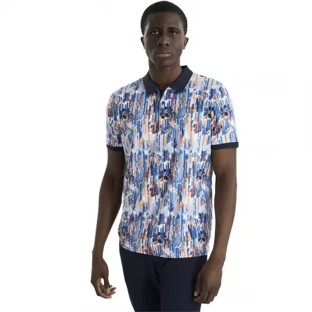 캘빈클라인 Glitch Print 반팔 폴로 셔츠 142391997