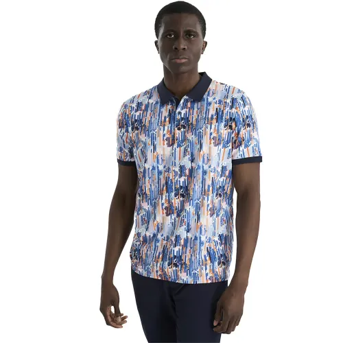 캘빈클라인 Glitch Print 반팔 폴로 셔츠 142391997