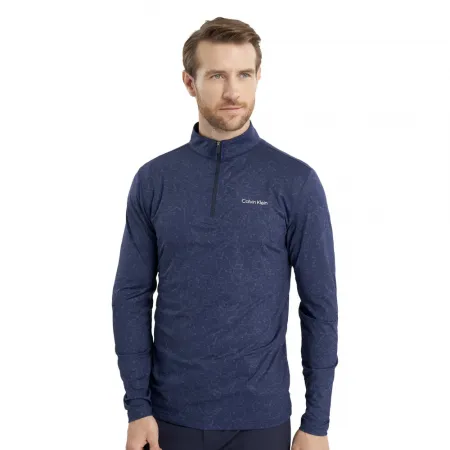 캘빈클라인 Printed Newport 하프 지퍼 스웨터 142392050