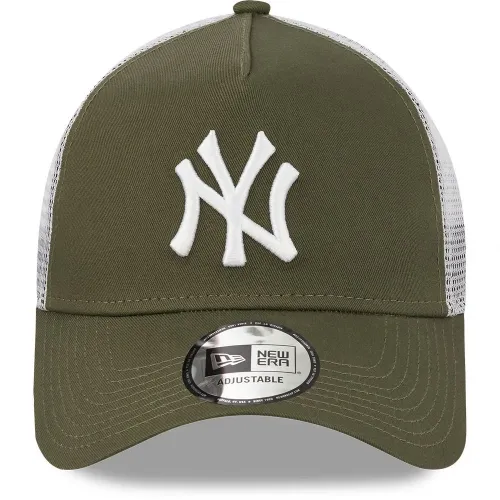 뉴에라 뉴욕 양키즈 MLB E Frame Trucker 리그 에센셜 모자 리퍼비쉬 142411709