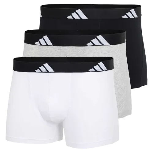 아디다스 UNDERWEAR Active Flex Cotton 복서 브리프 3 팩 142418010