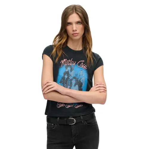 슈퍼드라이 Motley Crue 반팔 티셔츠 142419048