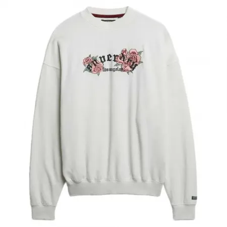 슈퍼드라이 Night Garden 오버핏 Crew 스웨터 142447017