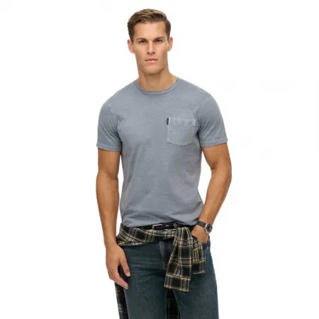 슈퍼드라이 클래식 에센셜 포켓 반팔 티셔츠 142480928
