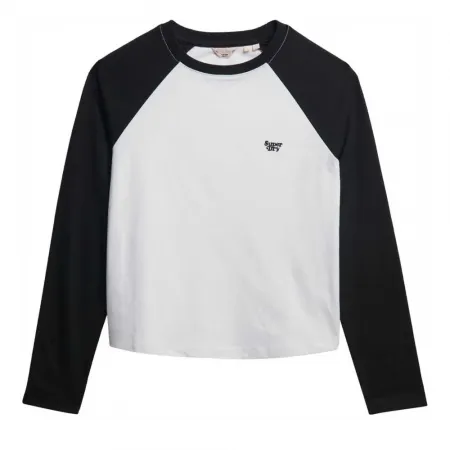 슈퍼드라이 에센셜 Logo 베이스볼 긴팔 상의 142480936