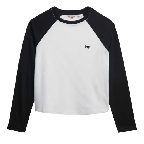 슈퍼드라이 에센셜 Logo Baseball 긴팔 상의 142480936