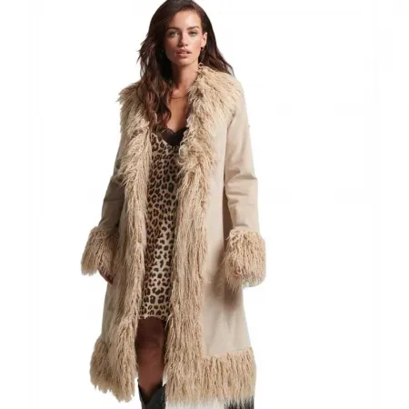 슈퍼드라이 빈티지 Long Afghan 코트 142480958