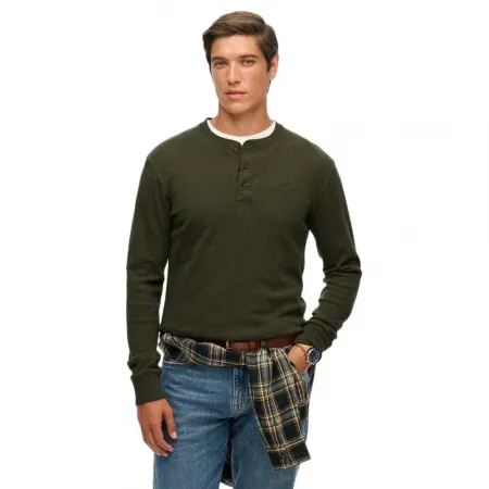 슈퍼드라이 Vle Mid Weight Henley 긴팔 티셔츠 142480961