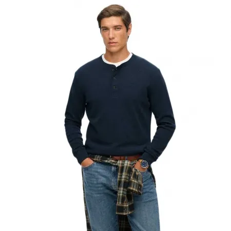 슈퍼드라이 Vle Mid Weight Henley 긴팔 티셔츠 142480963