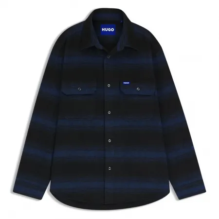 휴고 보스 Ebolt 10273579 01 BLUE 셔츠 142530039