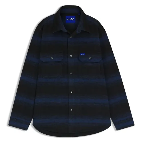 휴고 보스 Ebolt 10273579 01 BLUE 셔츠 142530039