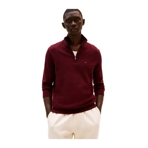 타미힐피거 MW0MW37331 하프 지퍼 스웨터 142635870