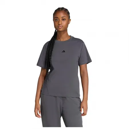 아디다스 에센셜 Small Logo 코튼 반팔 티셔츠 142666465