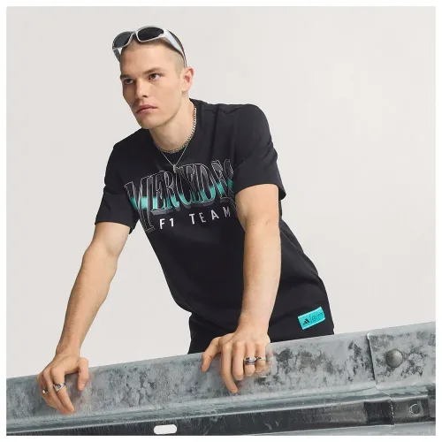 아디다스 메르세데스-AMG Petronas F1 Team Las Vegas 그래픽 반팔 티셔츠 142666840