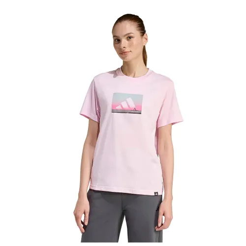 아디다스 Outdoor Ad벤처 그래픽 반팔 티셔츠 142666948