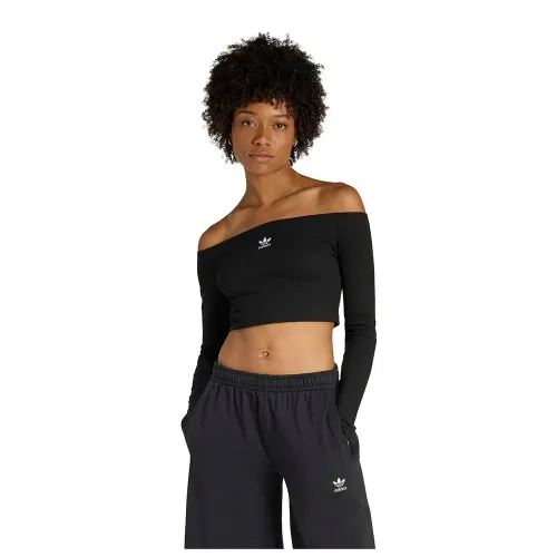 아디다스 에센셜 Rib Off Shoulder 긴팔 티셔츠 142667812