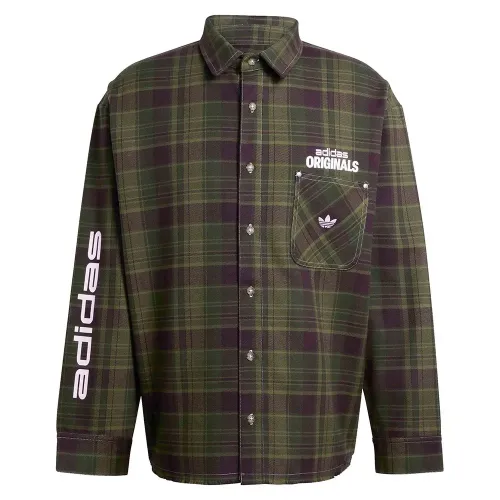 아디다스 Flannel Button Up 긴팔 셔츠 142667838