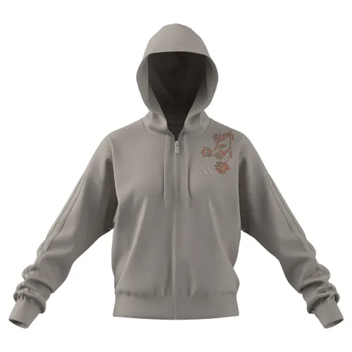 아디다스 에센셜 3 Stripes French Terry 풀지퍼 스웨터 142681050