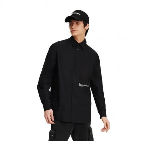 KARL LAGERFELD JEANS A1M16021 레큘러 우븐 긴팔 셔츠 142684975