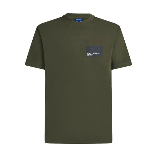 KARL LAGERFELD JEANS A1M17001 Regular Box Logo 반팔 티셔츠 142684976