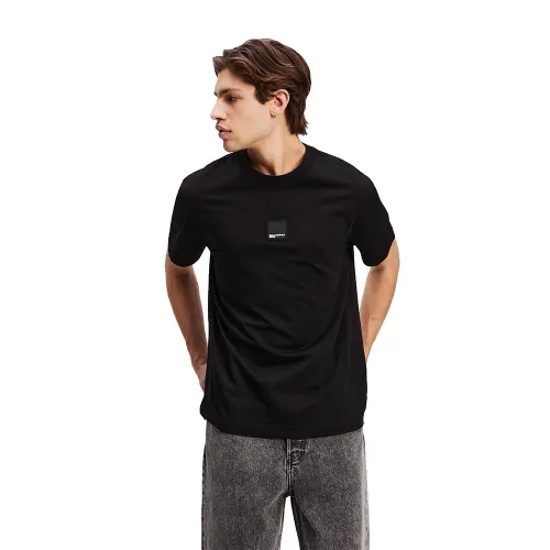 KARL LAGERFELD JEANS A3M17029 레큘러 Back 그래픽 반팔 티셔츠 142685232