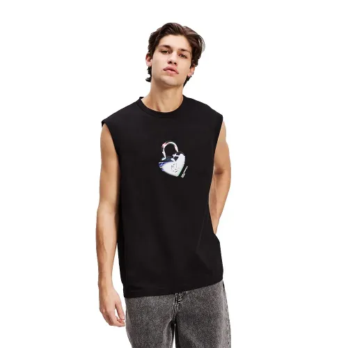 KARL LAGERFELD JEANS A3M17026 Love Unlocked 나시 티셔츠 142685236