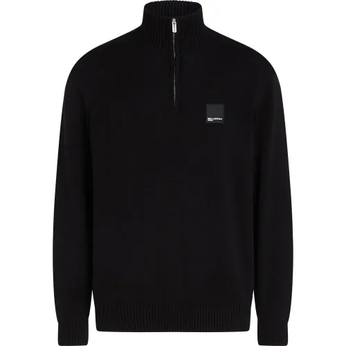 KARL LAGERFELD JEANS A3M18002 Regular 하프 지퍼 스웨터 142685246